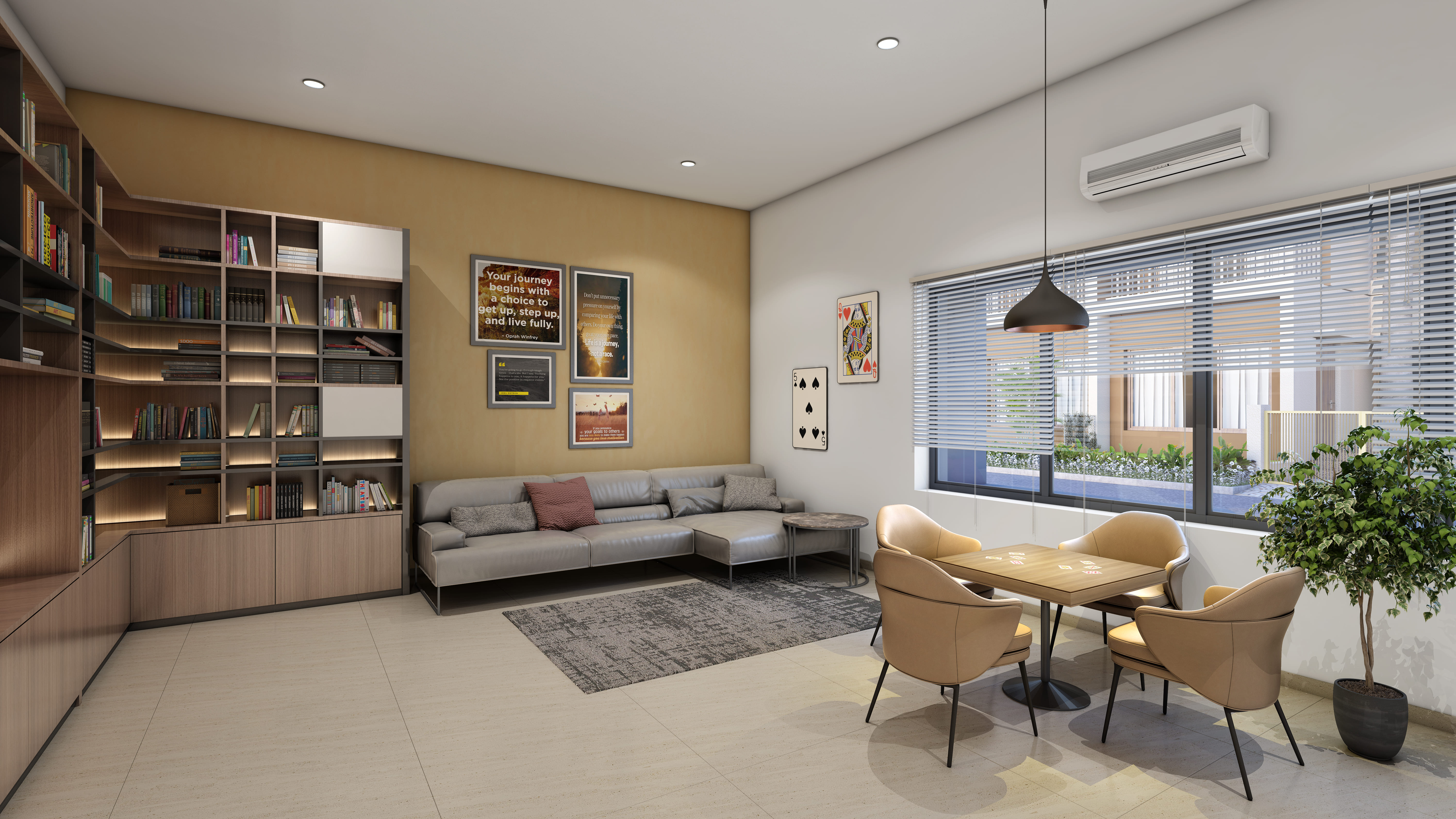 CARDS CUM MAGAZINE ROOM