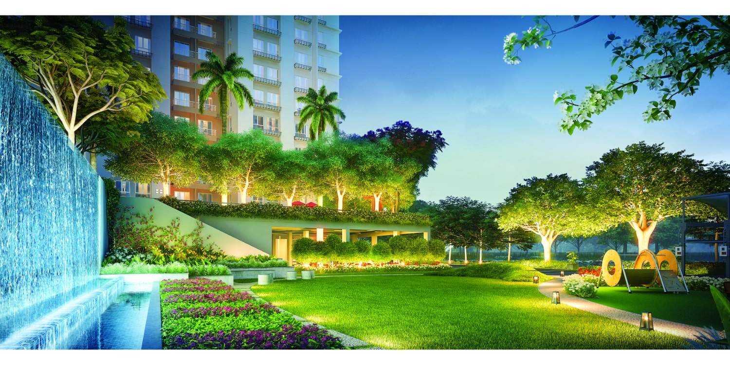 Water Curtain Lawn View