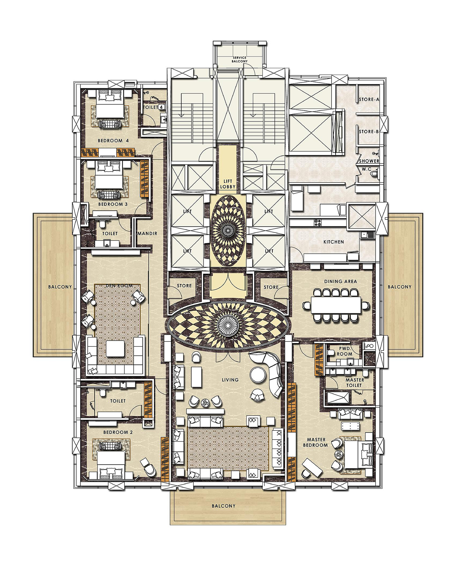 51 to 62nd Floor Revised Layout Model