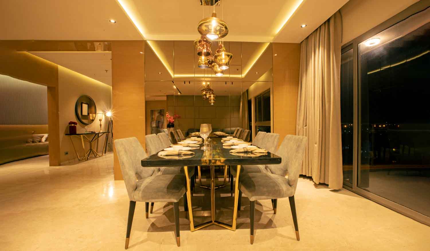 Model Flat Dining Area