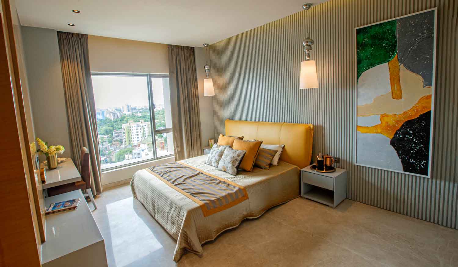 Model Flat Interior Bed Room