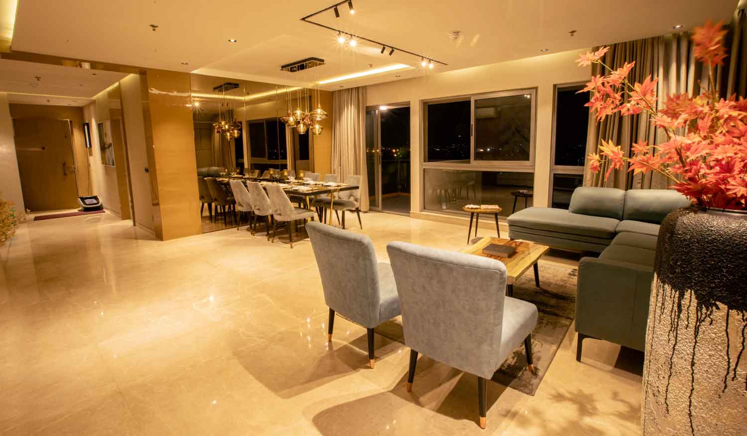 Model Flat Living Space